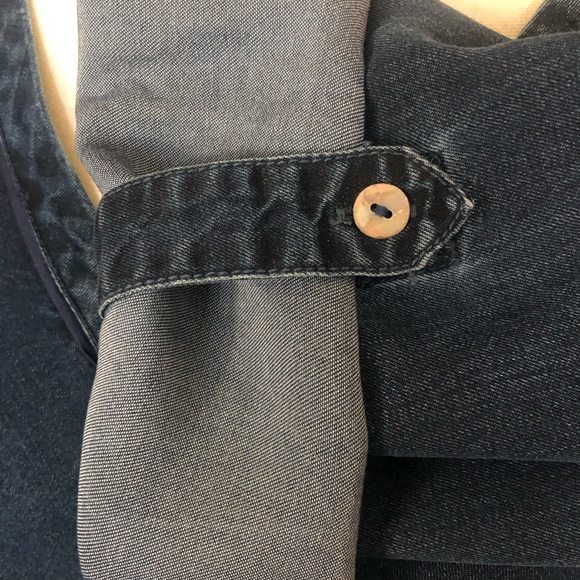 SOFT SURROUNDINGS Chambray Tencel Olenka Tunic Sz Medium - Picture 6 of 7